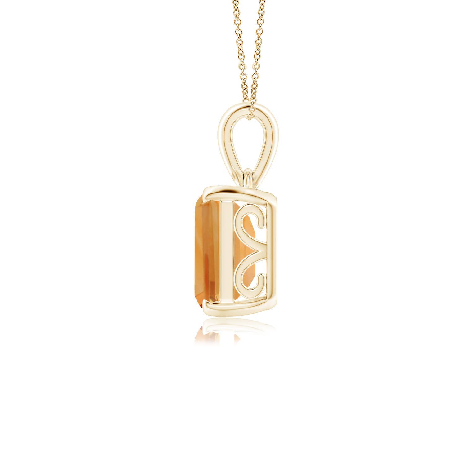 A - Citrine / 3.1 CT / 14 KT Yellow Gold