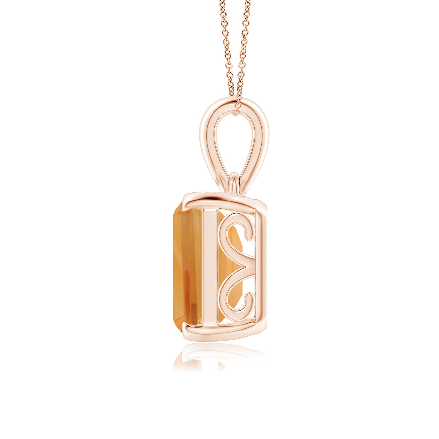 A - Citrine / 5.6 CT / 14 KT Rose Gold