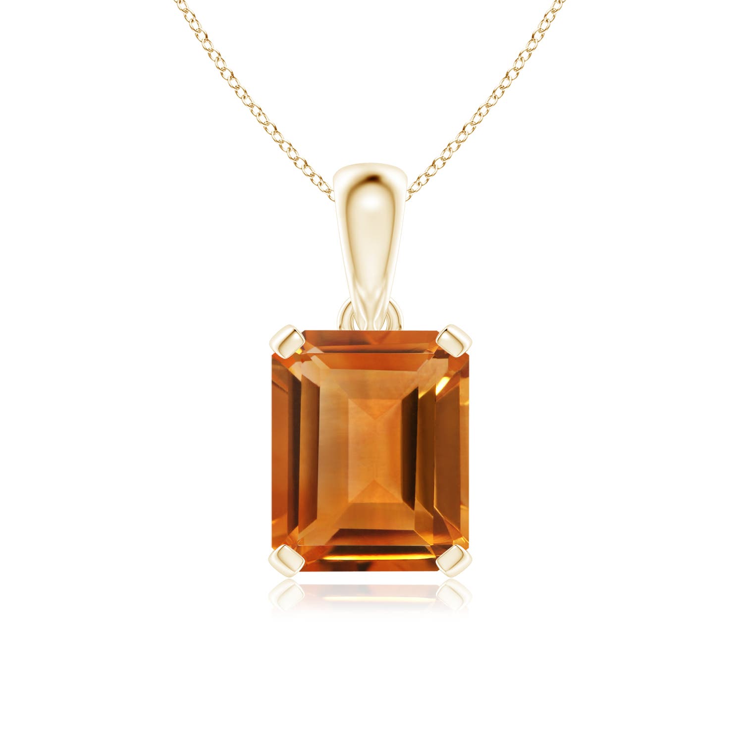 AAA - Citrine / 5.6 CT / 14 KT Yellow Gold