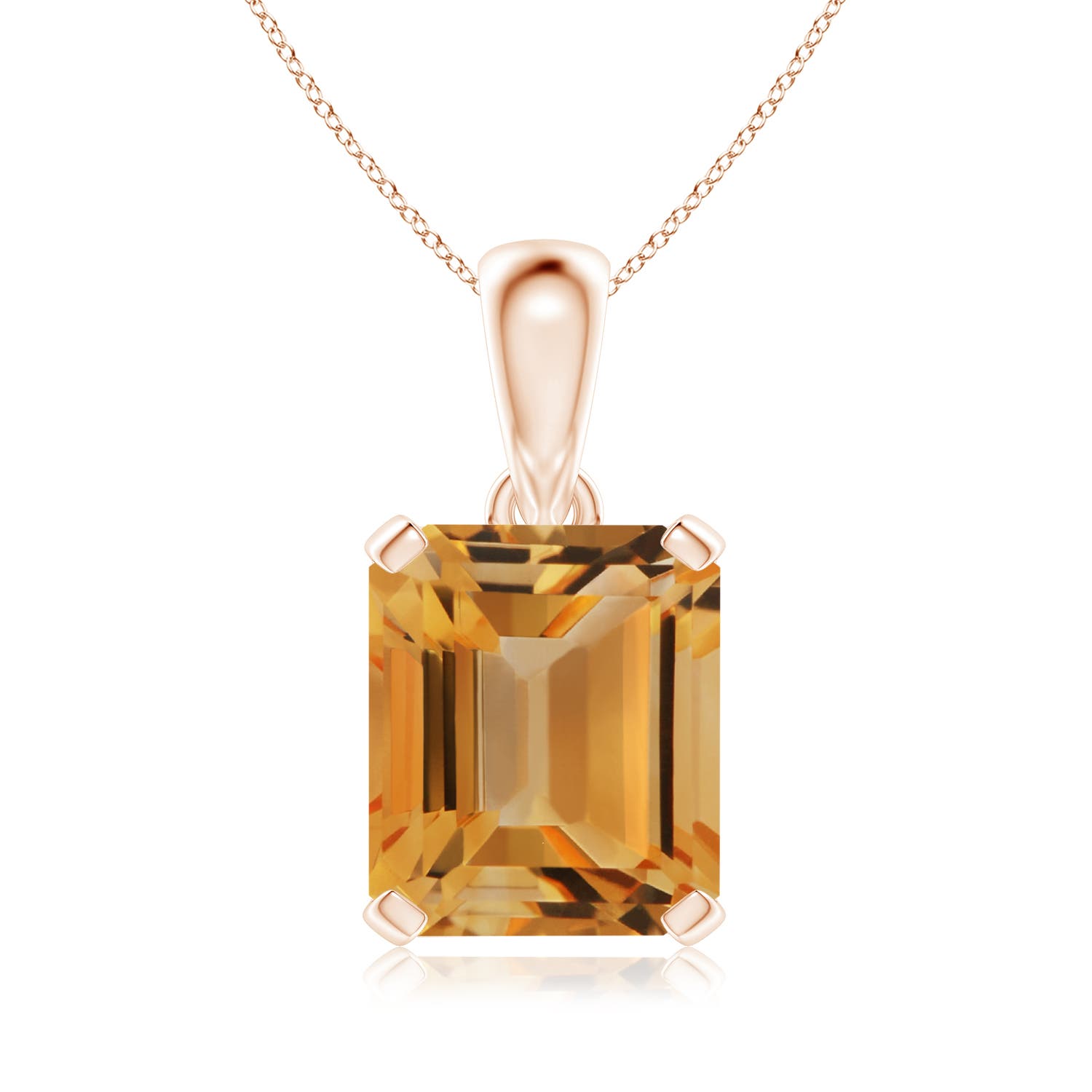 A - Citrine / 9.6 CT / 14 KT Rose Gold