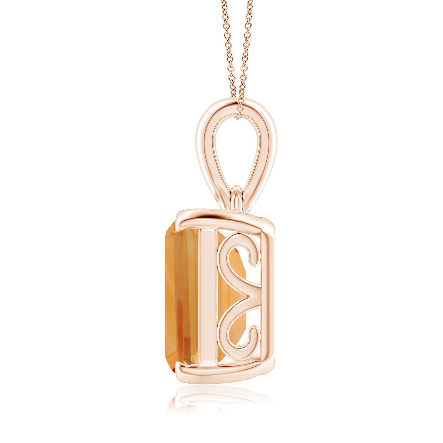 A - Citrine / 9.6 CT / 14 KT Rose Gold