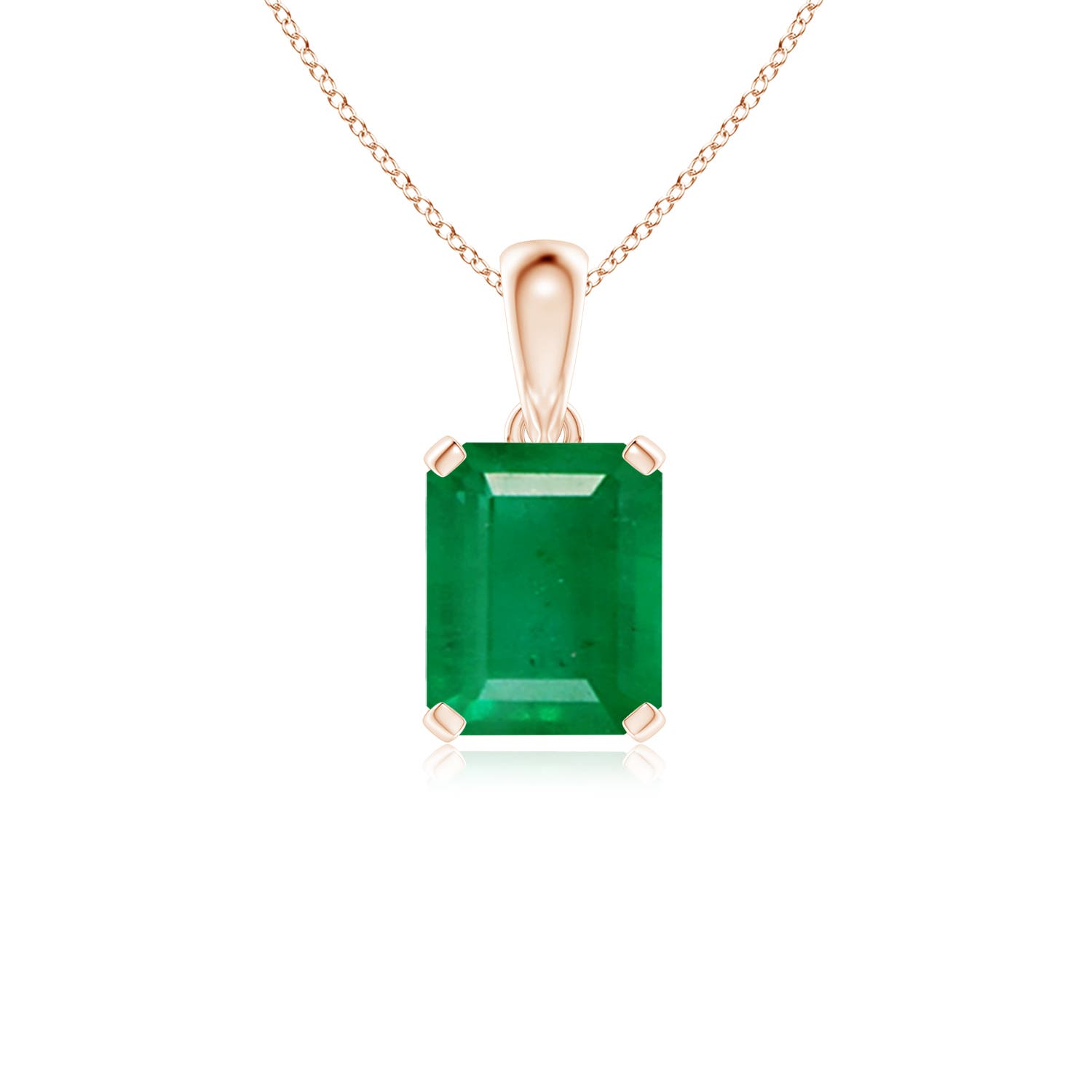 AA - Emerald / 2.85 CT / 14 KT Rose Gold