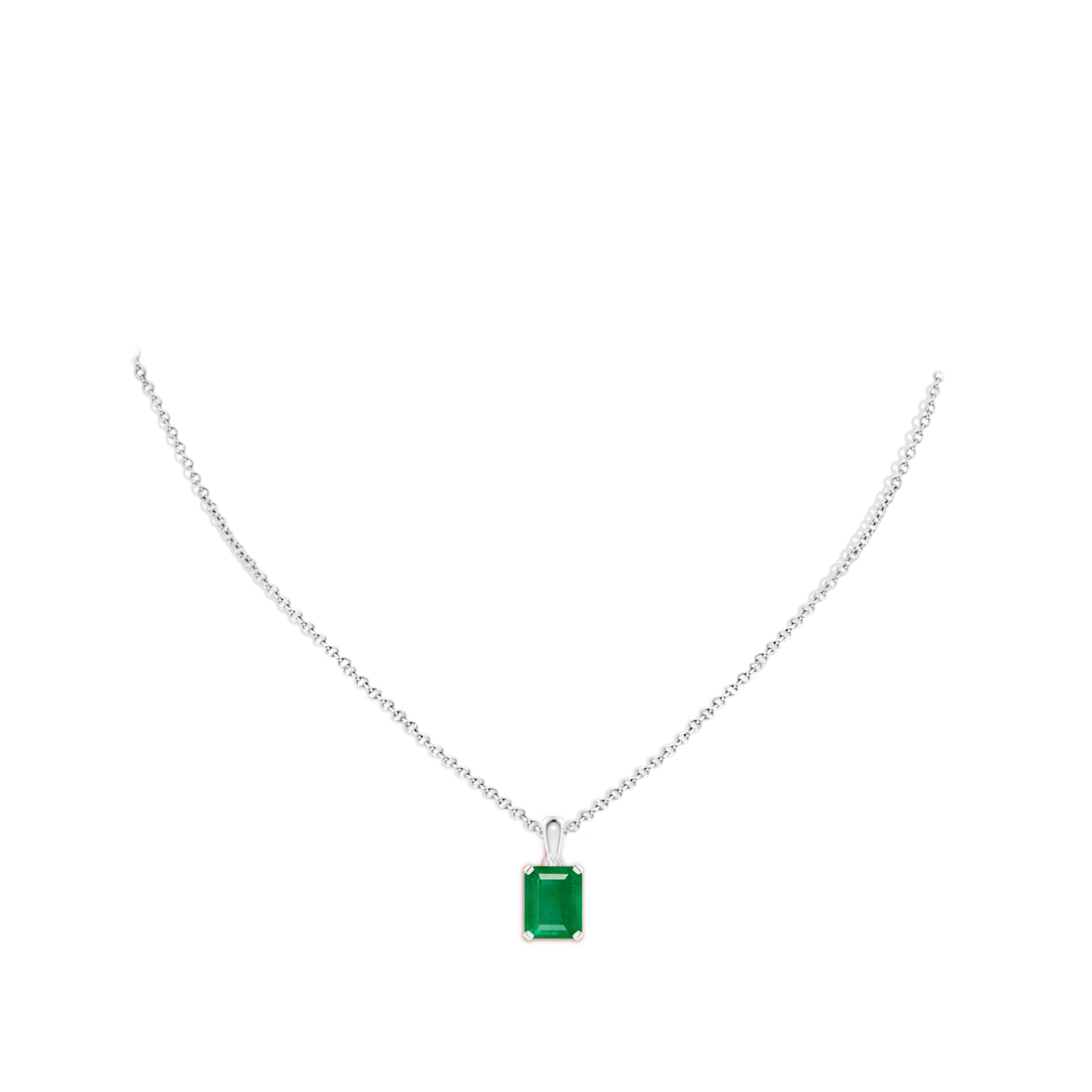 AA - Emerald / 2.85 CT / 14 KT White Gold