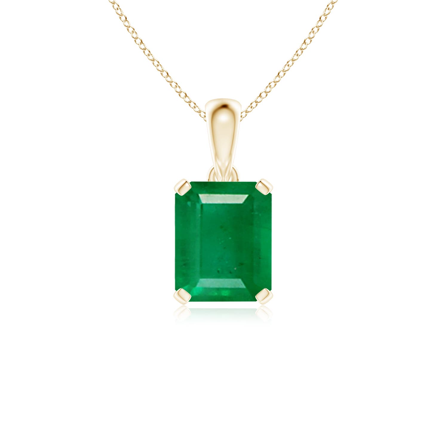 AA - Emerald / 2.85 CT / 14 KT Yellow Gold