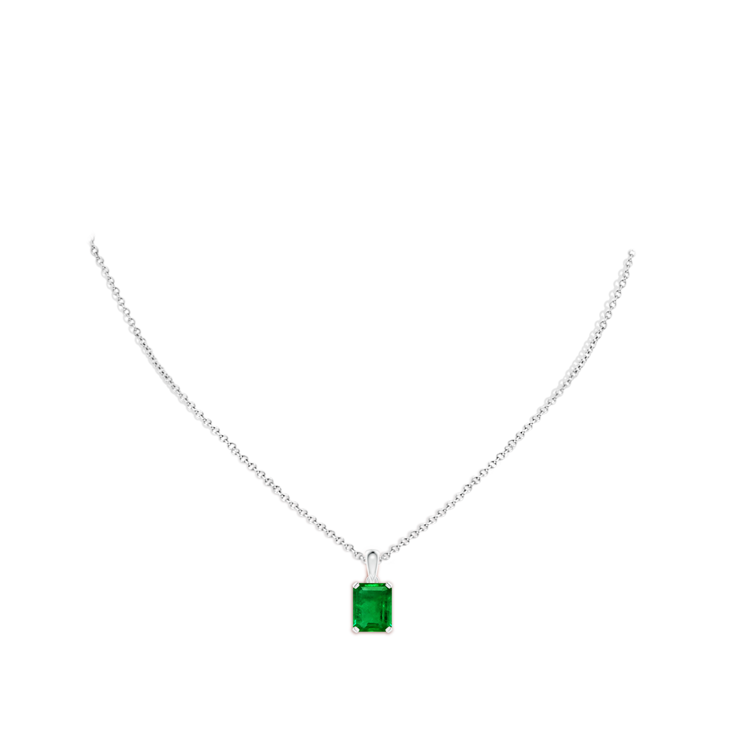 AAAA - Emerald / 2.85 CT / 14 KT White Gold