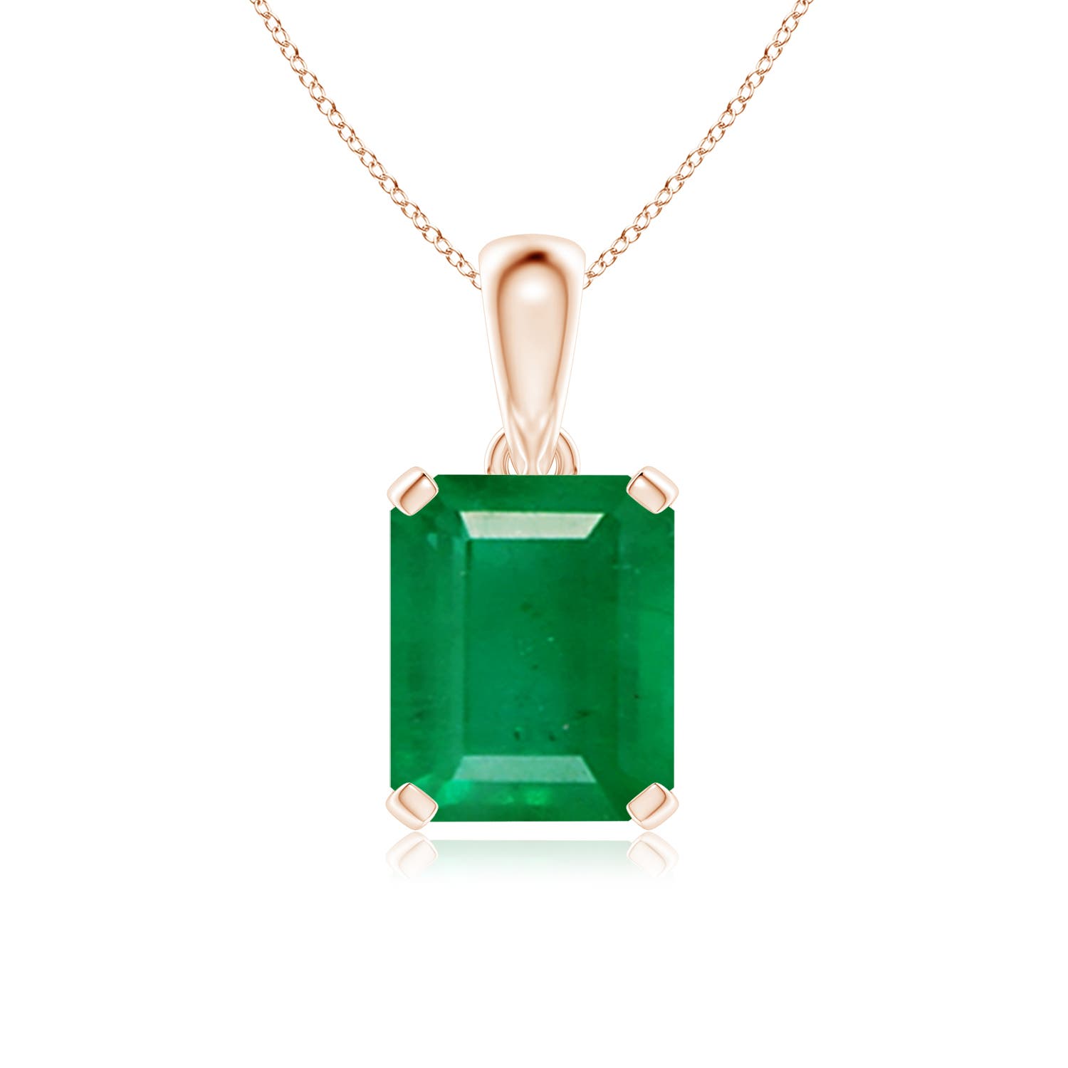 AA - Emerald / 5.75 CT / 14 KT Rose Gold