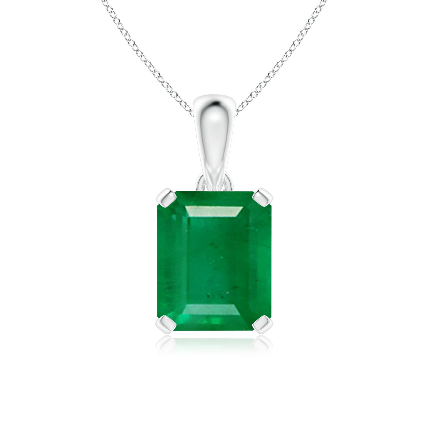 AA - Emerald / 5.75 CT / 14 KT White Gold