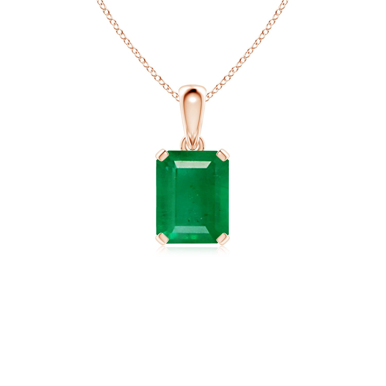 AA - Emerald / 2.25 CT / 14 KT Rose Gold