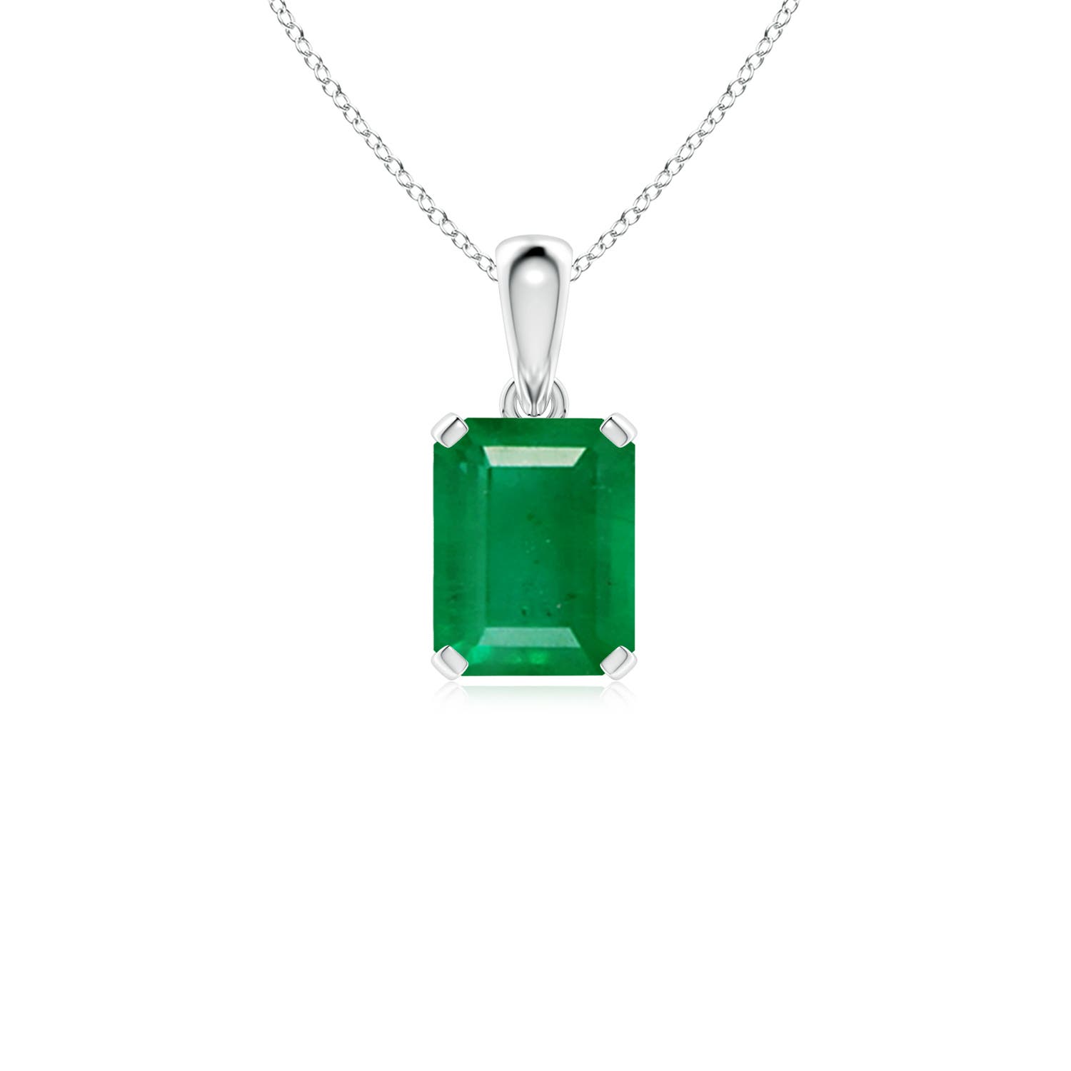 AA - Emerald / 2.25 CT / 14 KT White Gold