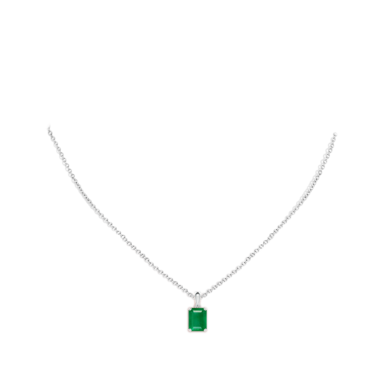 AA - Emerald / 2.25 CT / 14 KT White Gold