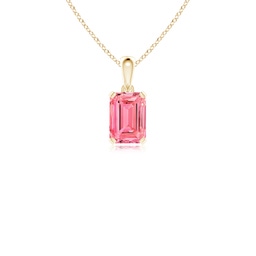 Classic Yellow Gold Pink Diamond Necklaces & Pendants