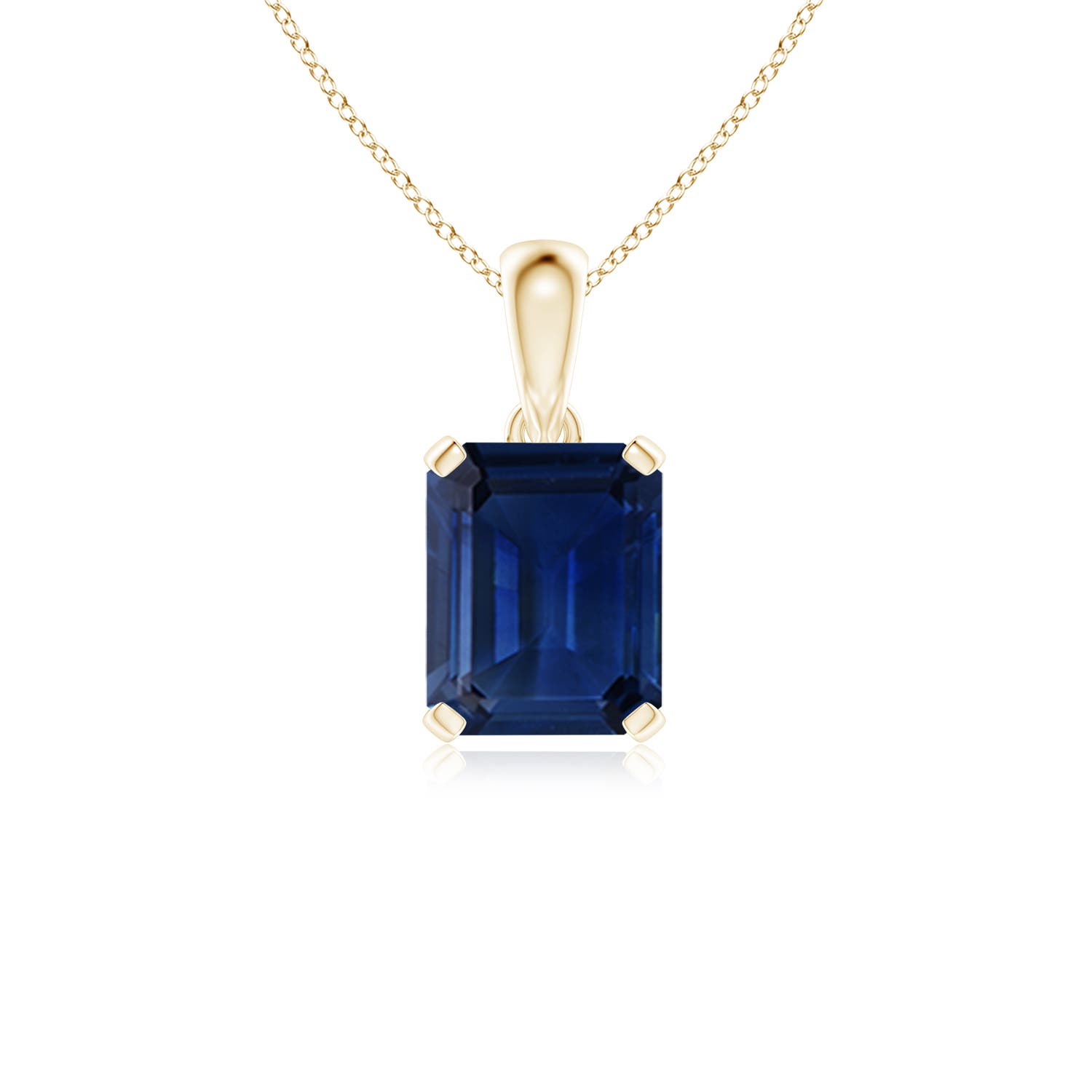 AAA - Blue Sapphire / 3.4 CT / 14 KT Yellow Gold