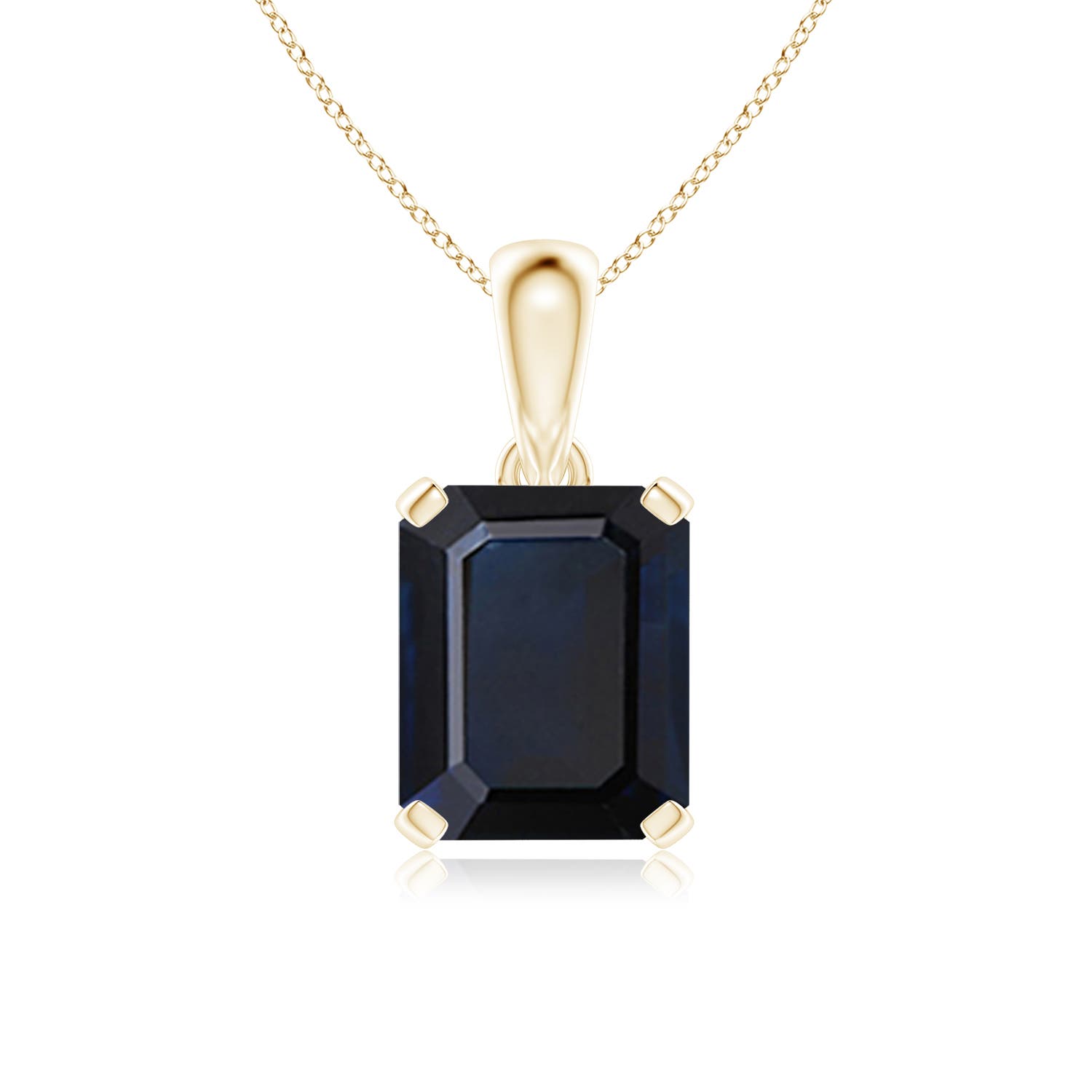 A - Blue Sapphire / 5.5 CT / 14 KT Yellow Gold