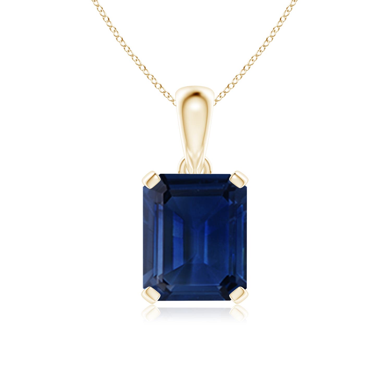 AAA - Blue Sapphire / 5.5 CT / 14 KT Yellow Gold