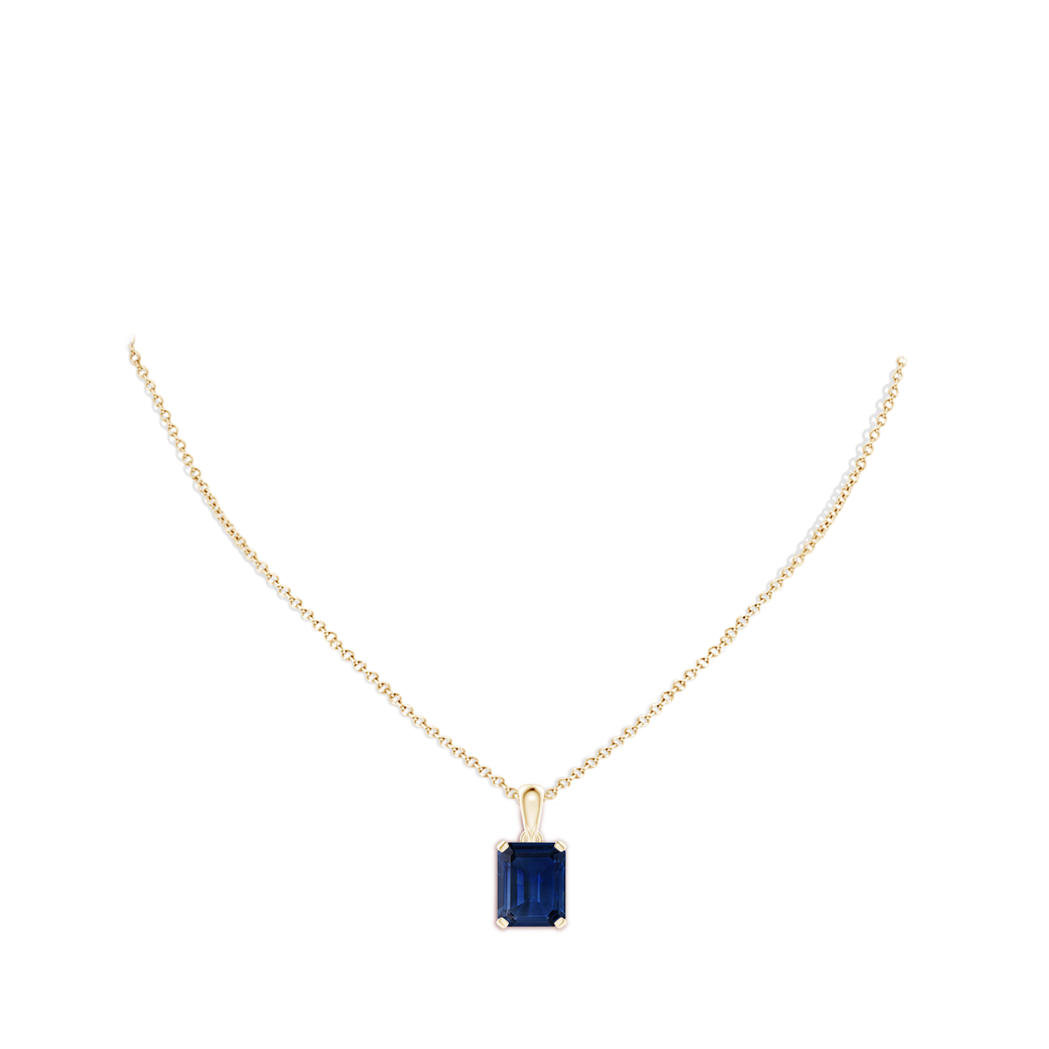 AAA - Blue Sapphire / 5.5 CT / 14 KT Yellow Gold