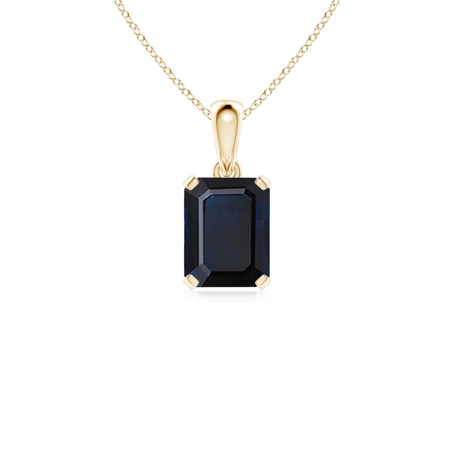 A - Blue Sapphire / 2.45 CT / 14 KT Yellow Gold