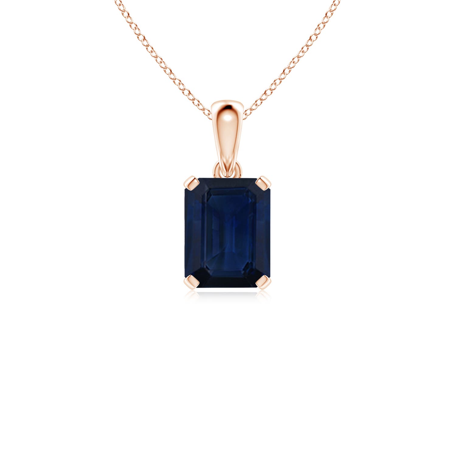 AA - Blue Sapphire / 2.45 CT / 14 KT Rose Gold