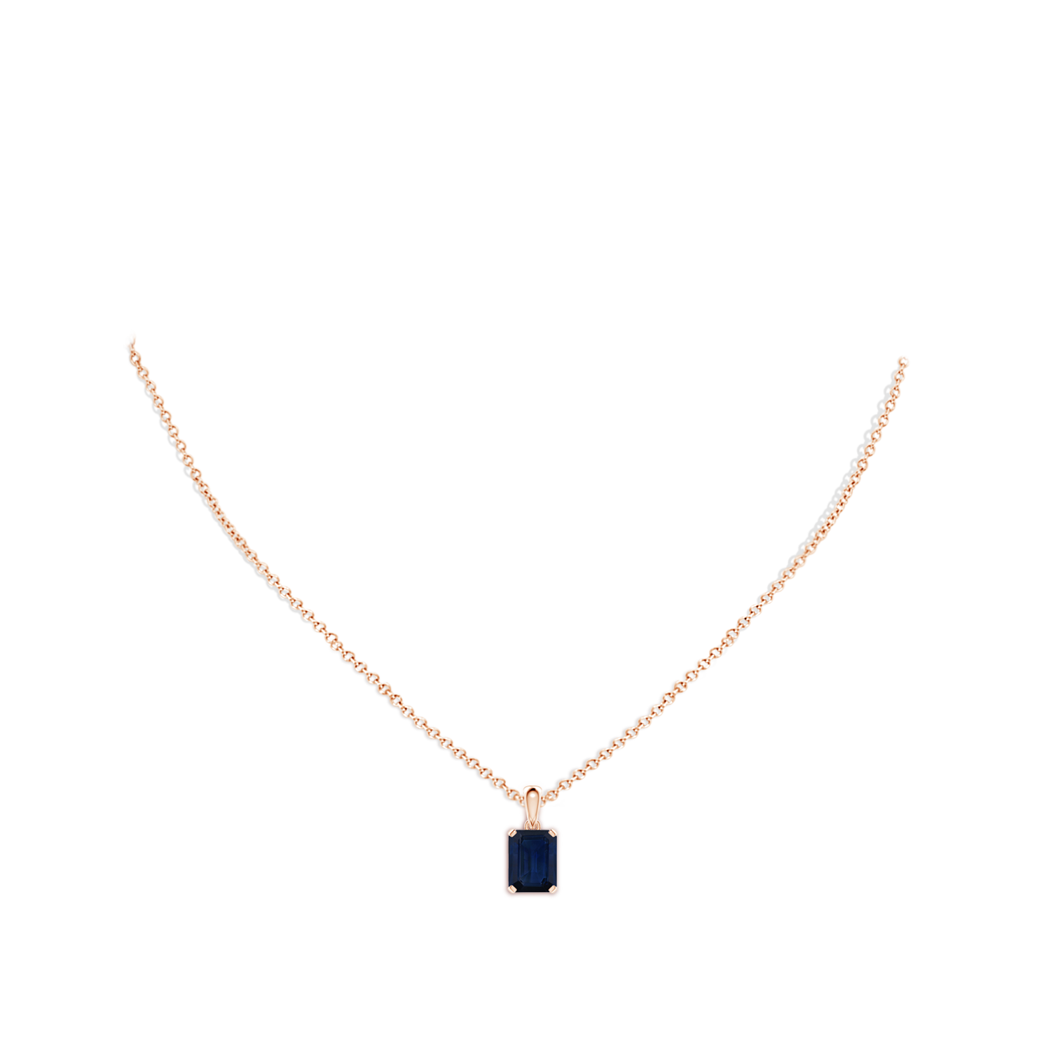 AA - Blue Sapphire / 2.45 CT / 14 KT Rose Gold