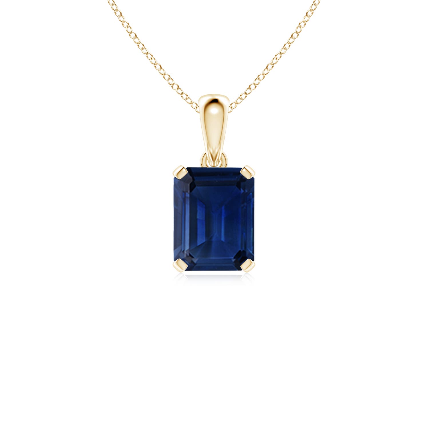 AAA - Blue Sapphire / 2.45 CT / 14 KT Yellow Gold