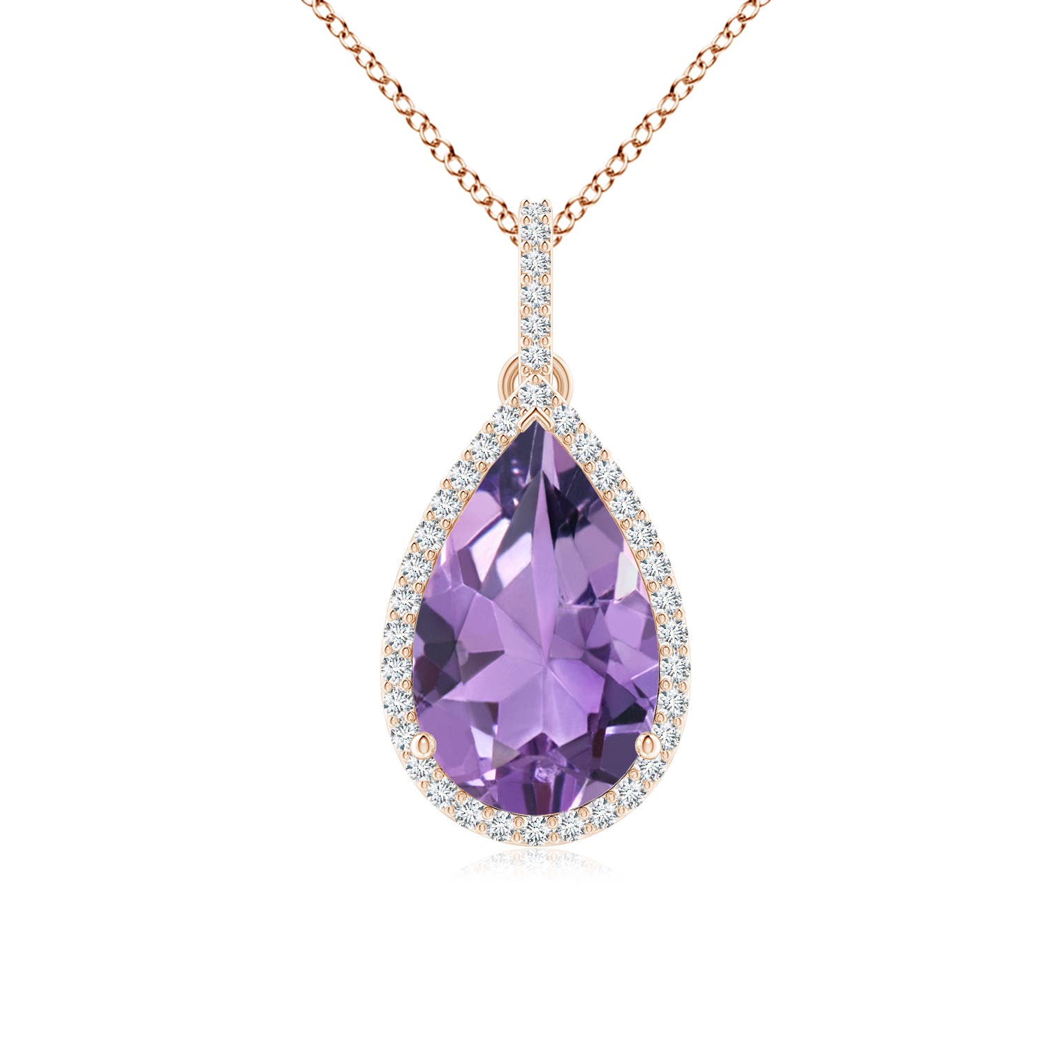 A - Amethyst / 2.93 CT / 14 KT Rose Gold