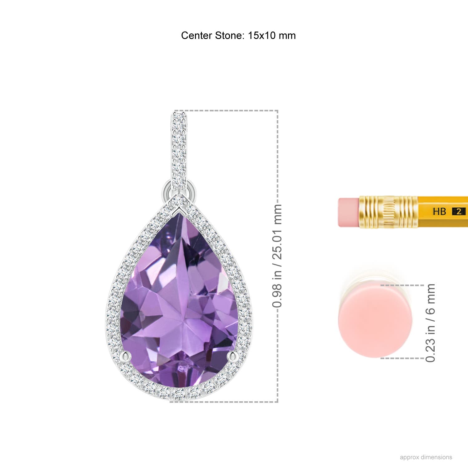 A - Amethyst / 5.03 CT / 14 KT White Gold