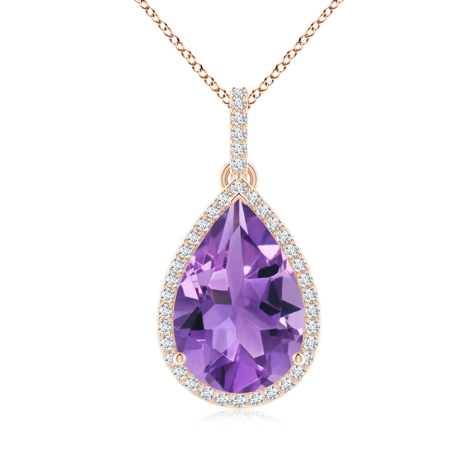 AA - Amethyst / 5.03 CT / 14 KT Rose Gold