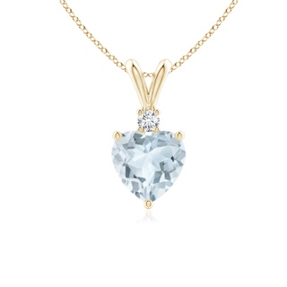 Heart A Aquamarine