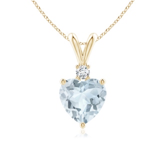 Heart A Aquamarine