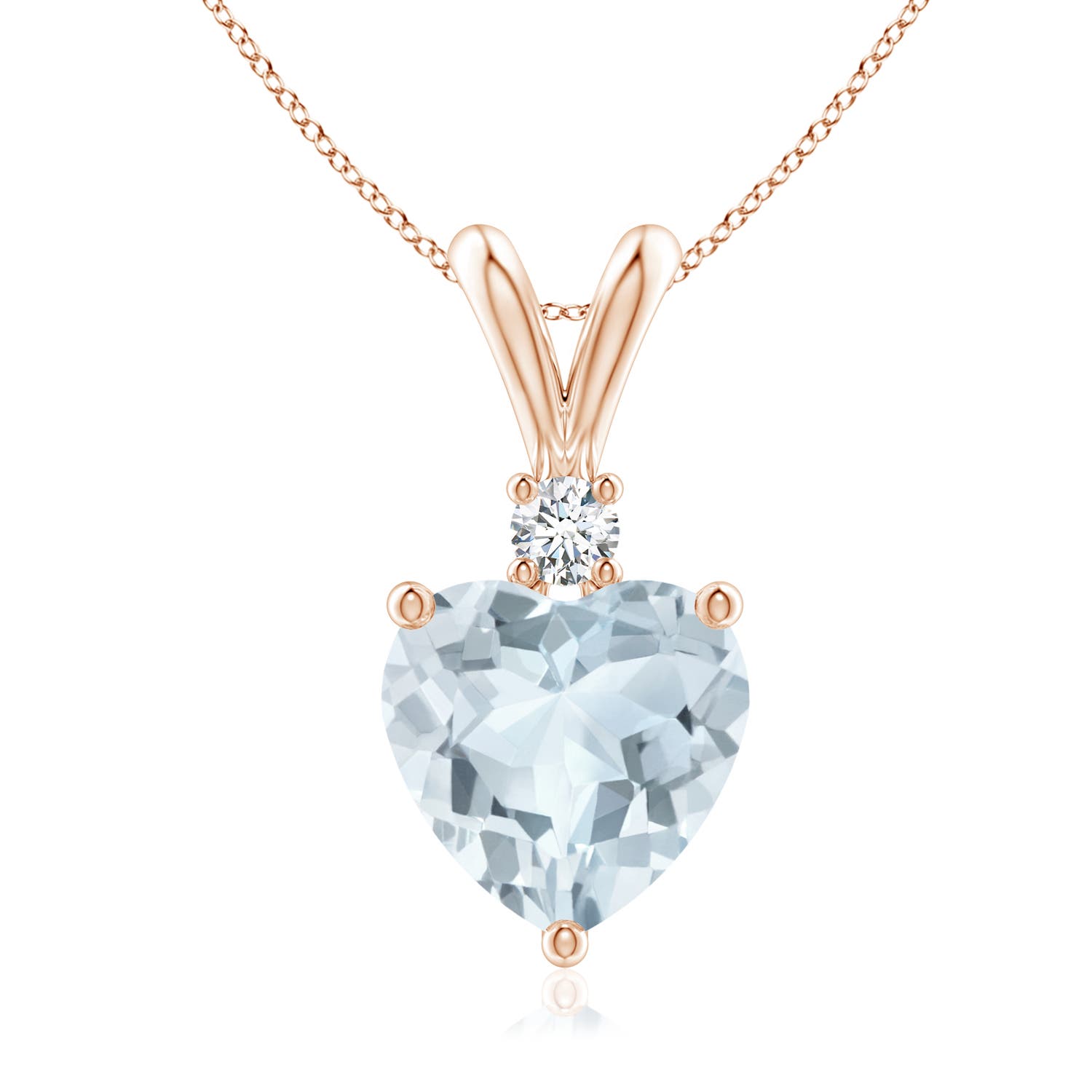 A - Aquamarine / 1.47 CT / 14 KT Rose Gold