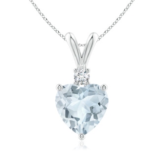 Heart A Aquamarine
