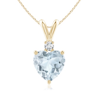 Heart A Aquamarine