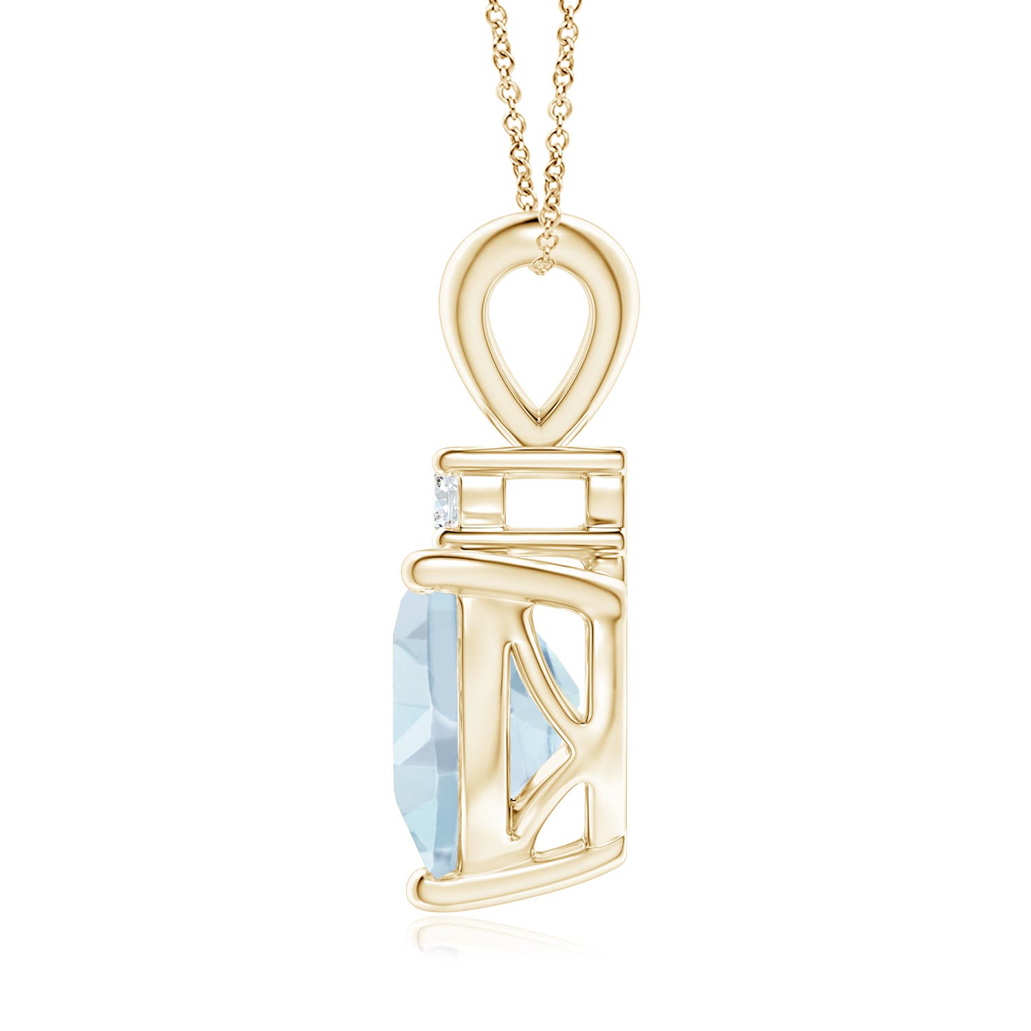 A - Aquamarine / 1.47 CT / 14 KT Yellow Gold