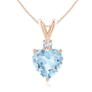 Heart AA Aquamarine