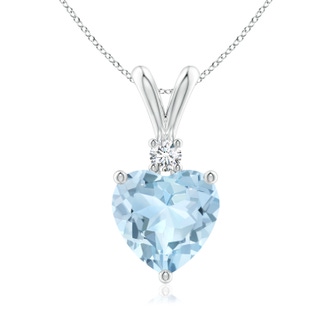 Heart AA Aquamarine