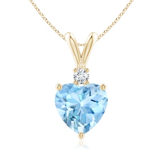 Heart AAAA Aquamarine