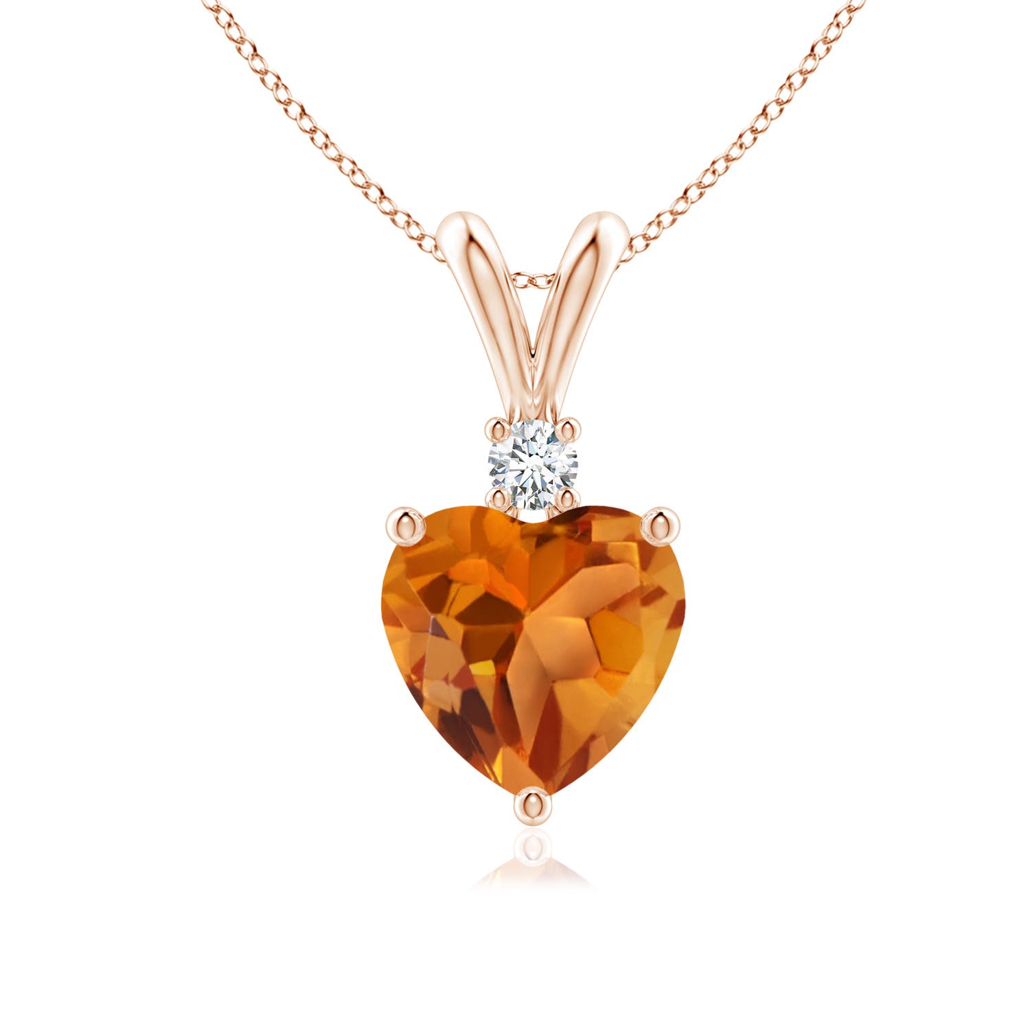 AAA - Citrine / 1.14 CT / 14 KT Rose Gold