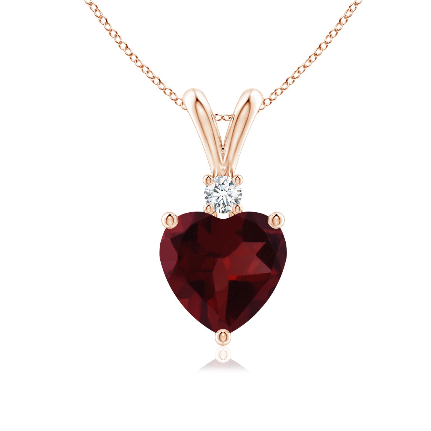 A - Garnet / 1.44 CT / 14 KT Rose Gold