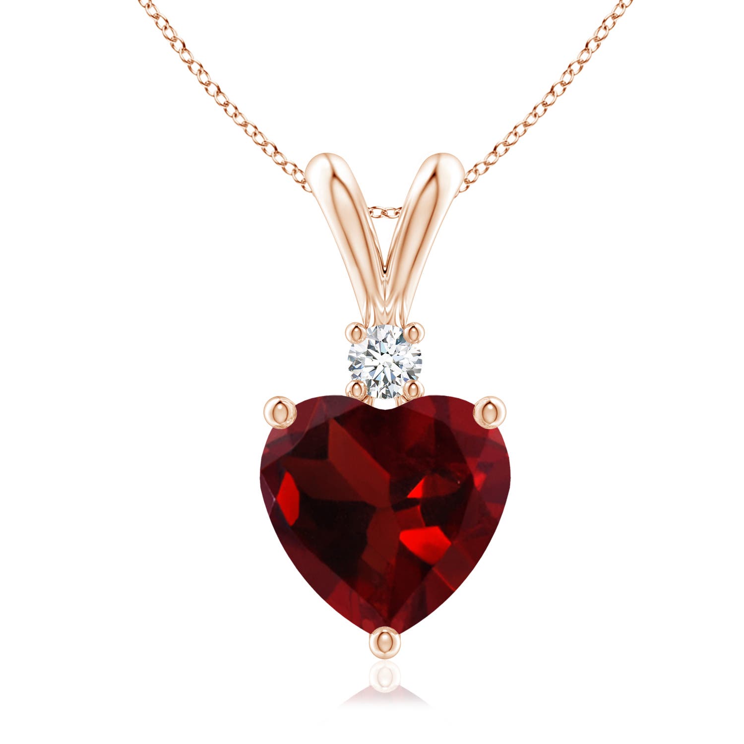 AAA - Garnet / 1.92 CT / 14 KT Rose Gold