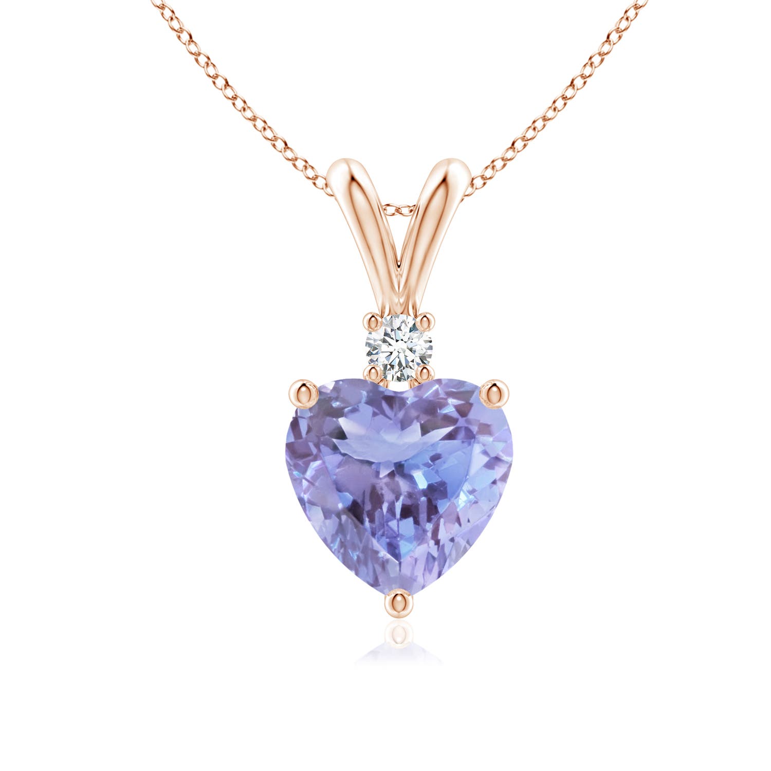 A - Tanzanite / 1.29 CT / 14 KT Rose Gold