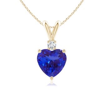 Heart AAAA Tanzanite