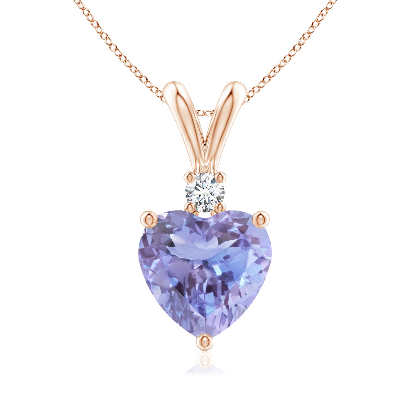 A - Tanzanite / 1.87 CT / 14 KT Rose Gold