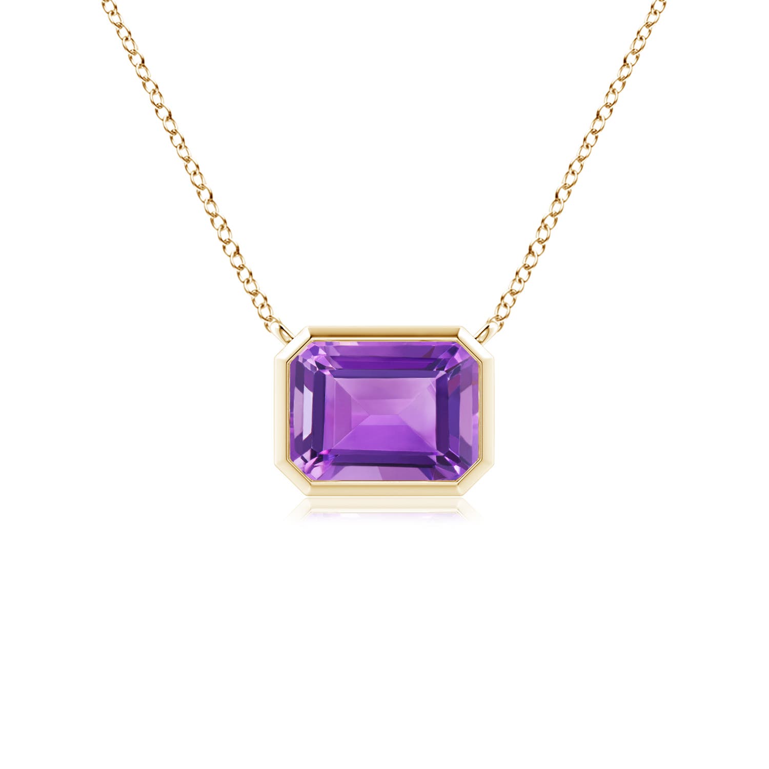 AA - Amethyst / 0.9 CT / 14 KT Yellow Gold