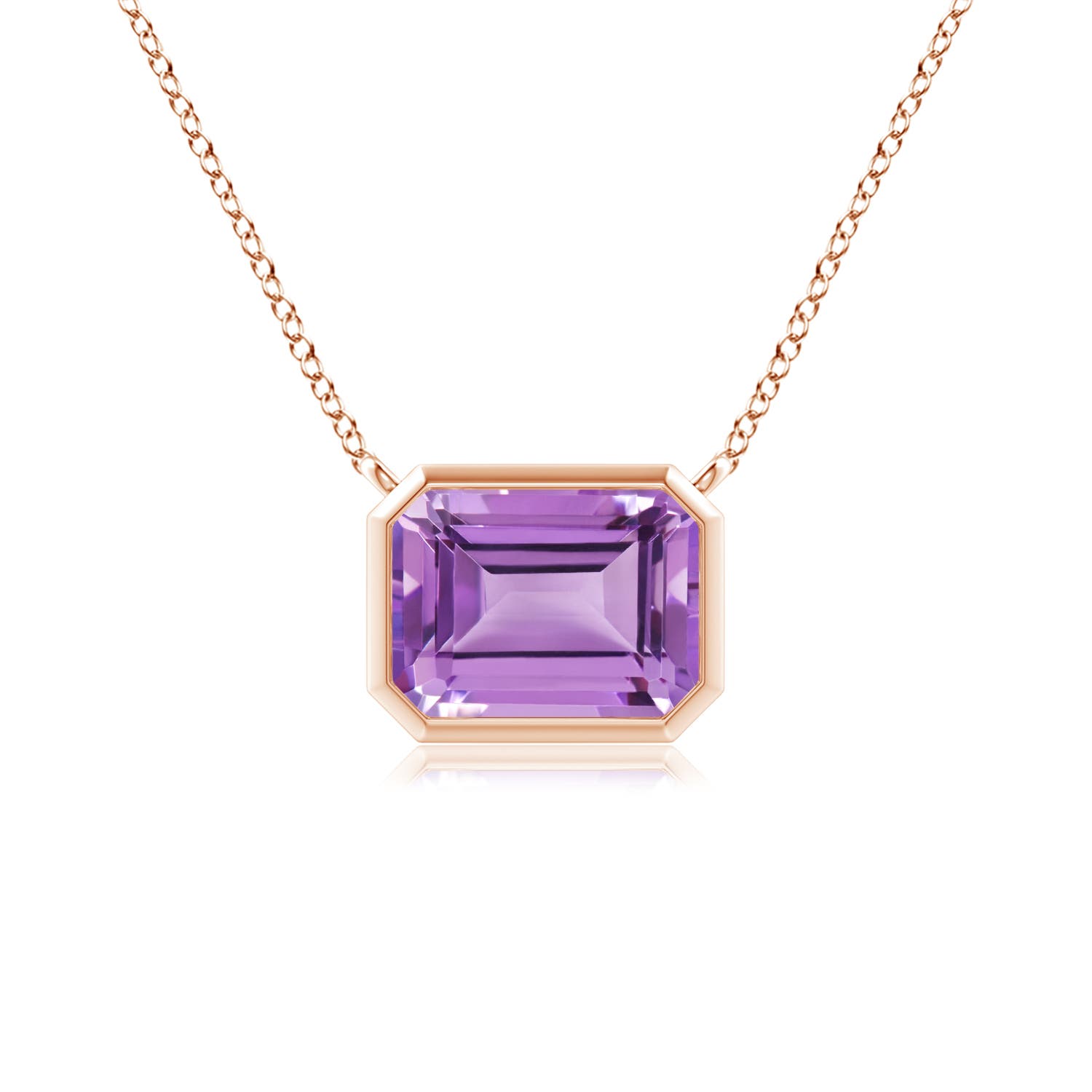 A - Amethyst / 1.5 CT / 14 KT Rose Gold