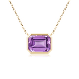 Emerald Cut A Amethyst