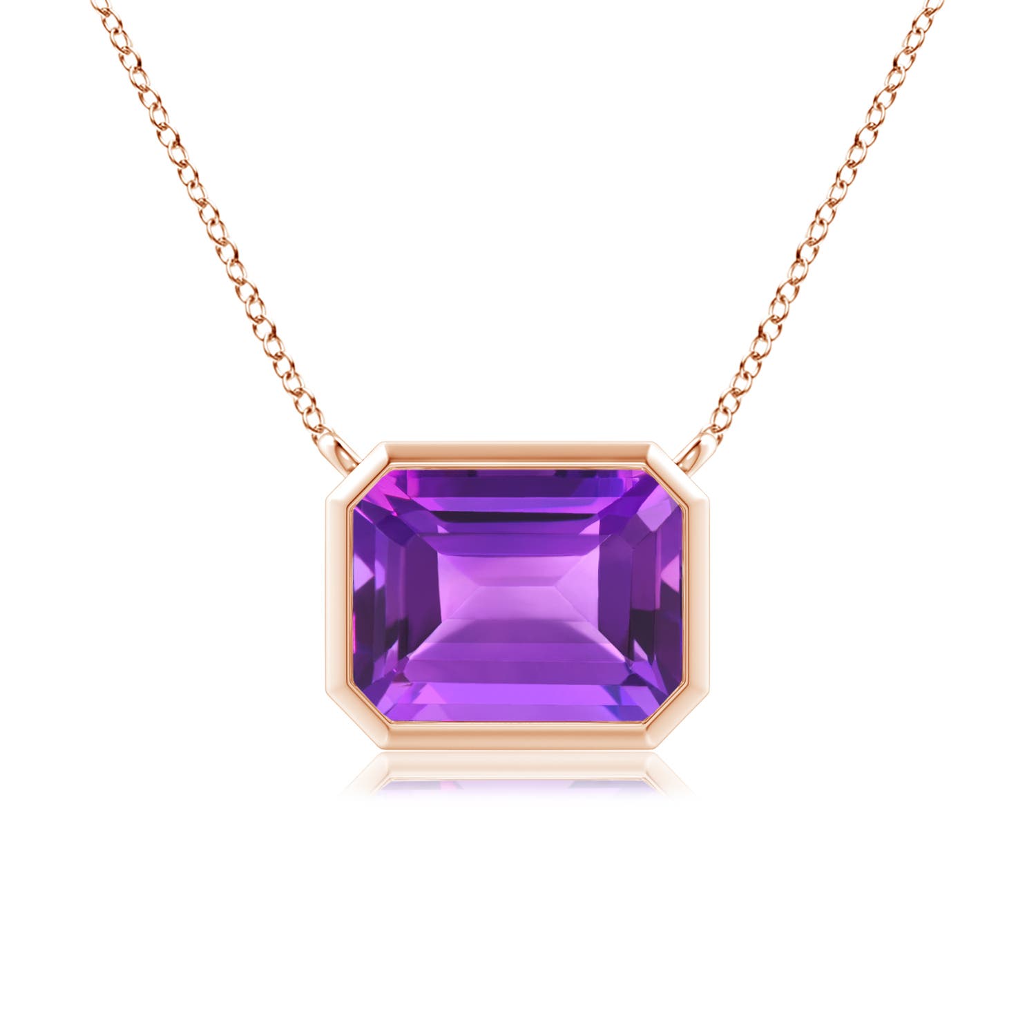 AAA - Amethyst / 2.2 CT / 14 KT Rose Gold