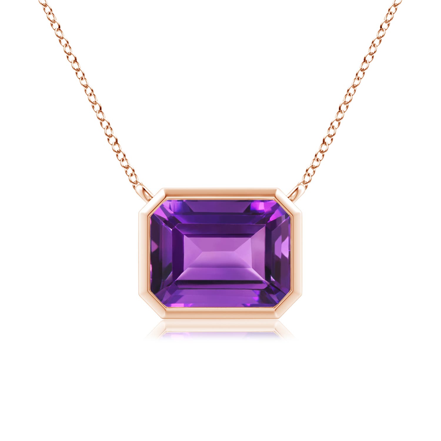 AAAA - Amethyst / 2.2 CT / 14 KT Rose Gold