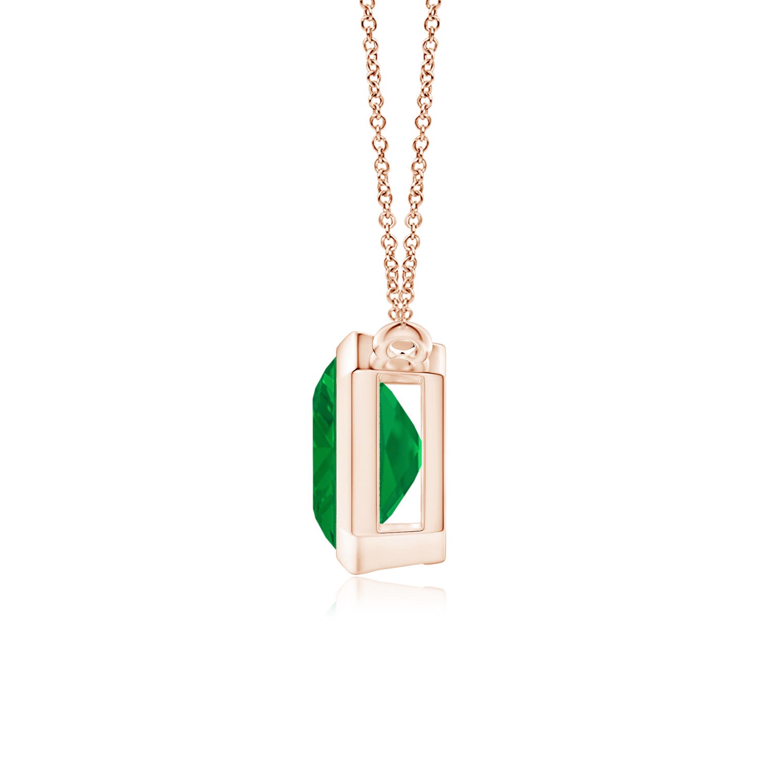 AA - Emerald / 2.85 CT / 14 KT Rose Gold