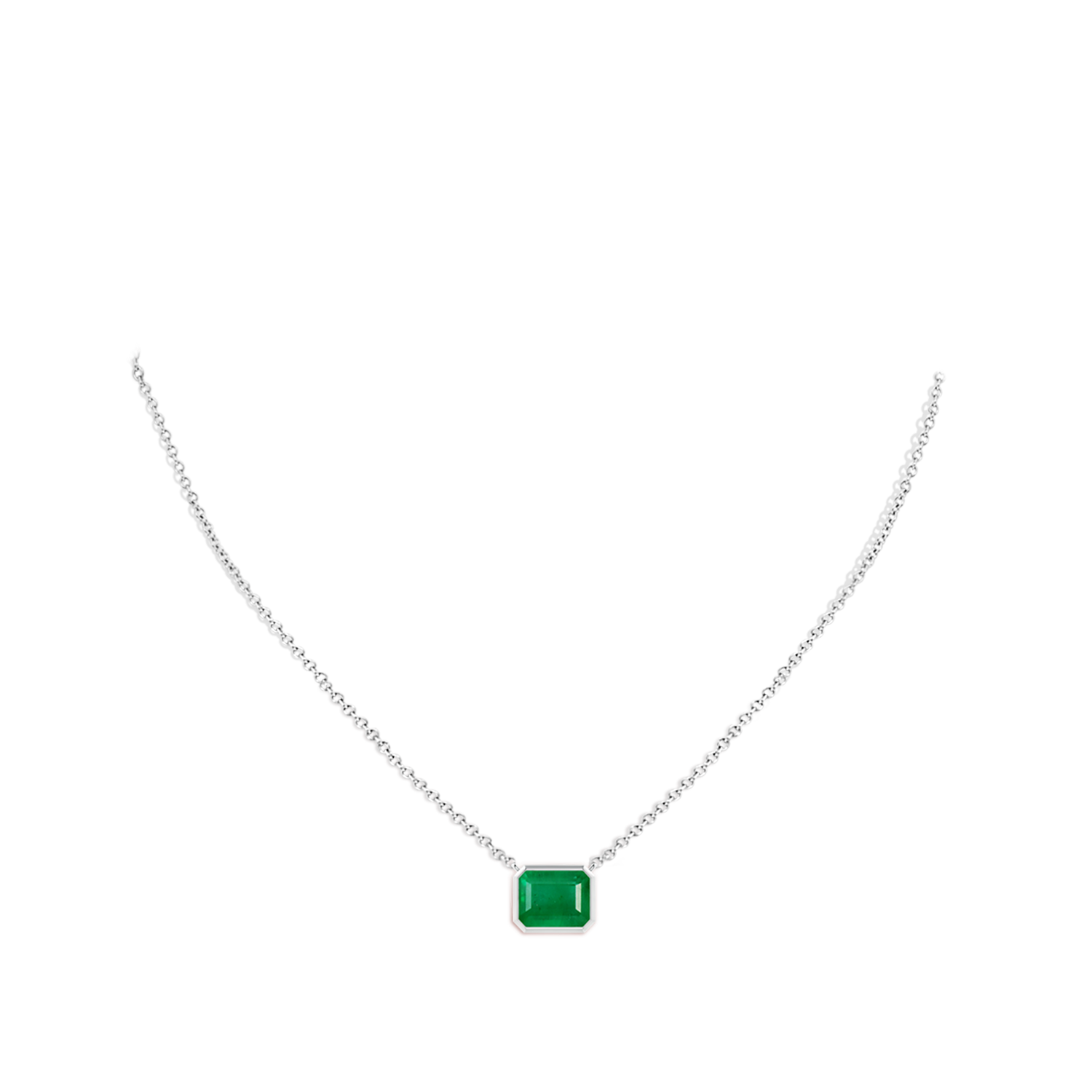 AA - Emerald / 2.85 CT / 14 KT White Gold