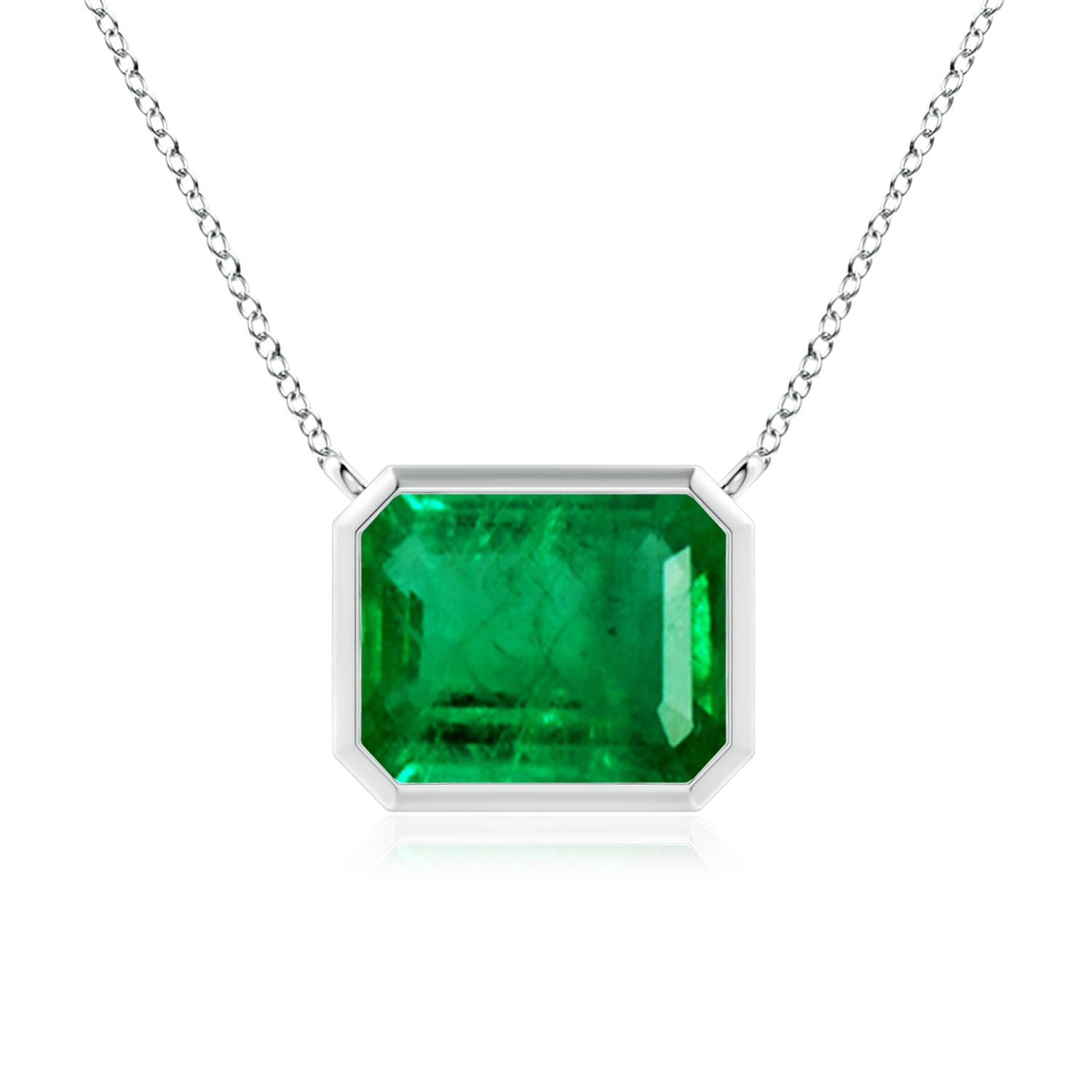 AAA - Emerald / 2.85 CT / 14 KT White Gold