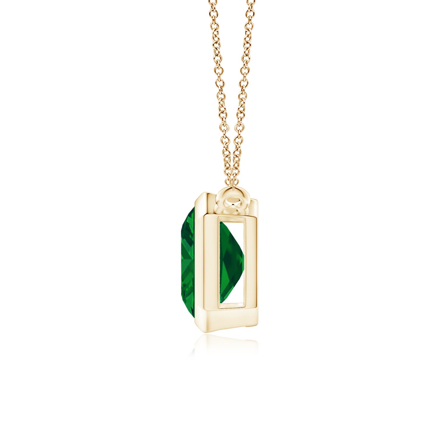 AAAA - Emerald / 2.85 CT / 14 KT Yellow Gold